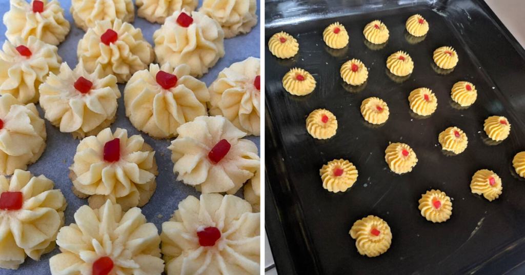 Kuih Semperit (Custard Butter Cookies) 6 Steps To Make This
