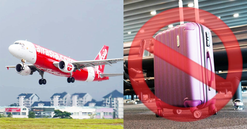 NEW Policy AirAsia Has Temporarily Banned Wheeled Luggage In Cabin To