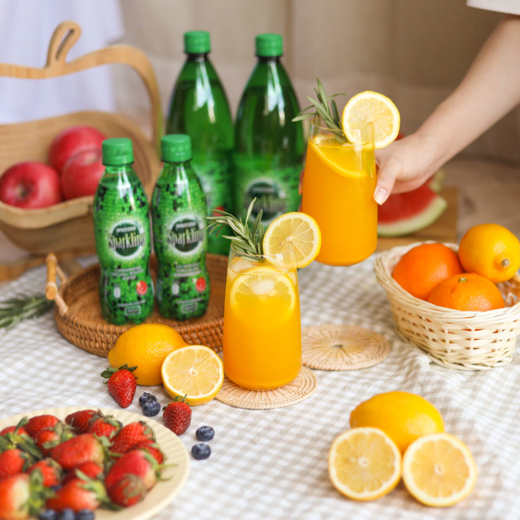 Here's How To Make Refreshing Drinks Using Spritzer Sparkling Water & Spritzer So Tinge! KL Foodie