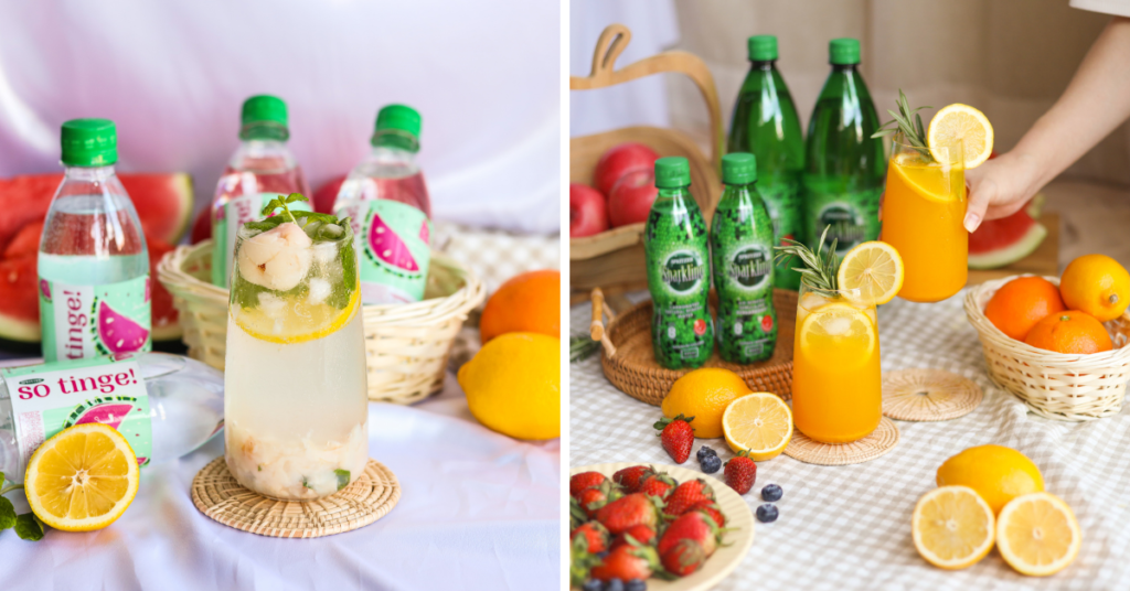 Here's How To Make Refreshing Drinks Using Spritzer Sparkling Water & Spritzer So Tinge! KL Foodie