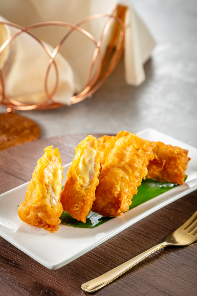 DEEPFRIED BEAN CURD ROLLS FILLED WITH PRAWNS AND CHEESE 1 KL Foodie