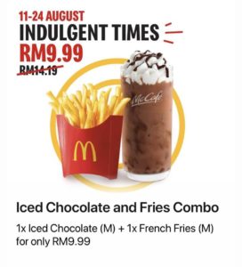 McDonald's RM9.99 August 2021