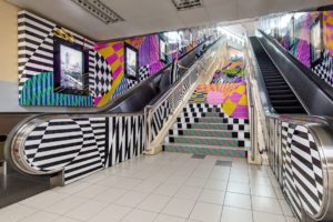 Masjid Jamek Station artwork