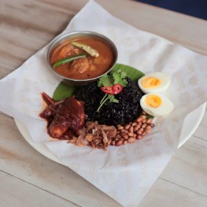 Black Rice Nasi Lemak @ Lisette's Café & Bakery