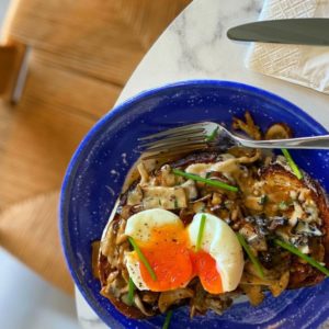Mushroom & Egg Toast