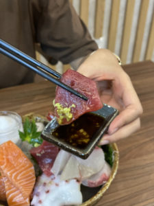 Hanei kaya sashimi