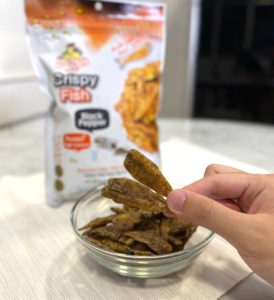 crispy fish snack