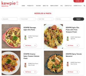 KEWPIE Pasta Recipes