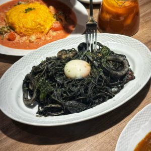 Squid Ink Spaghetti
